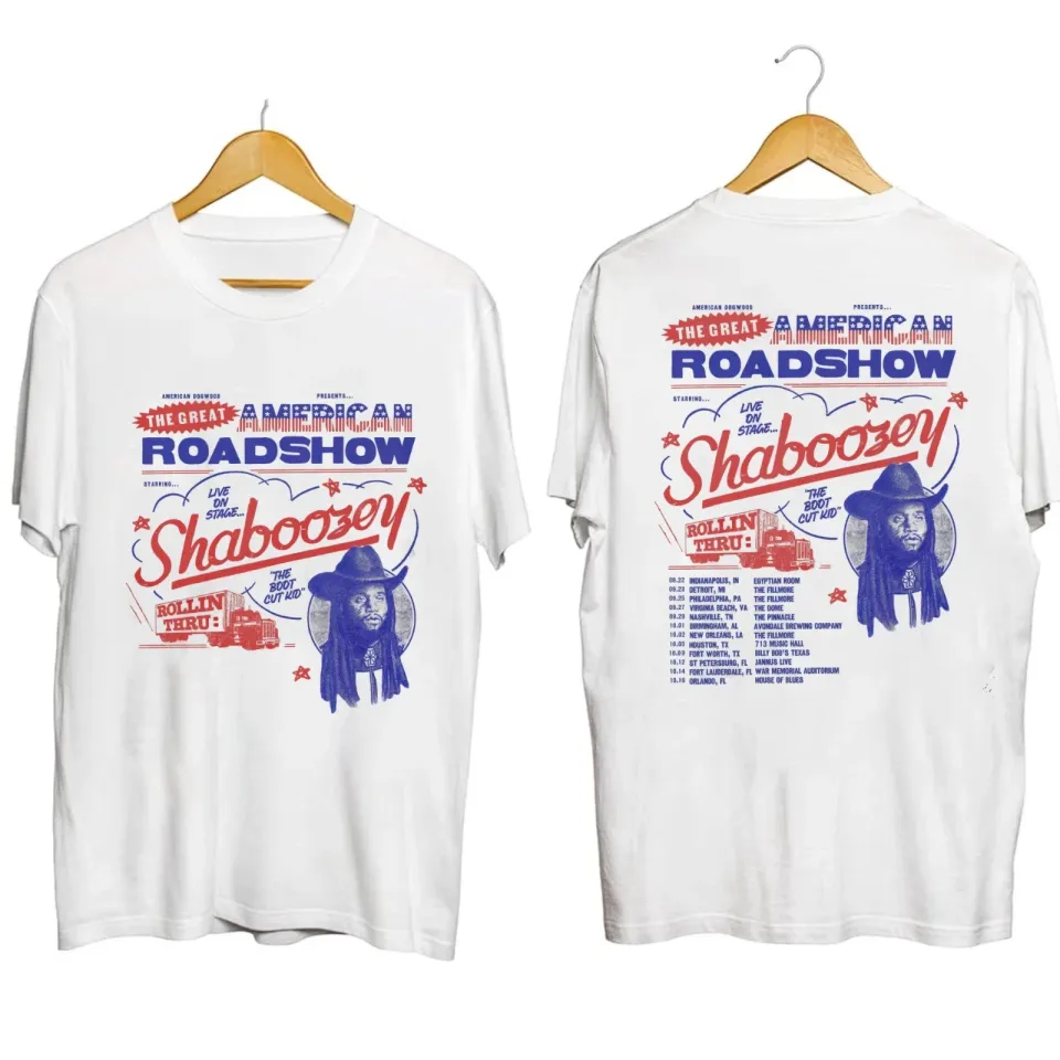 Rare!!! Shaboozey Tour 2025 Shirt Fan Gift