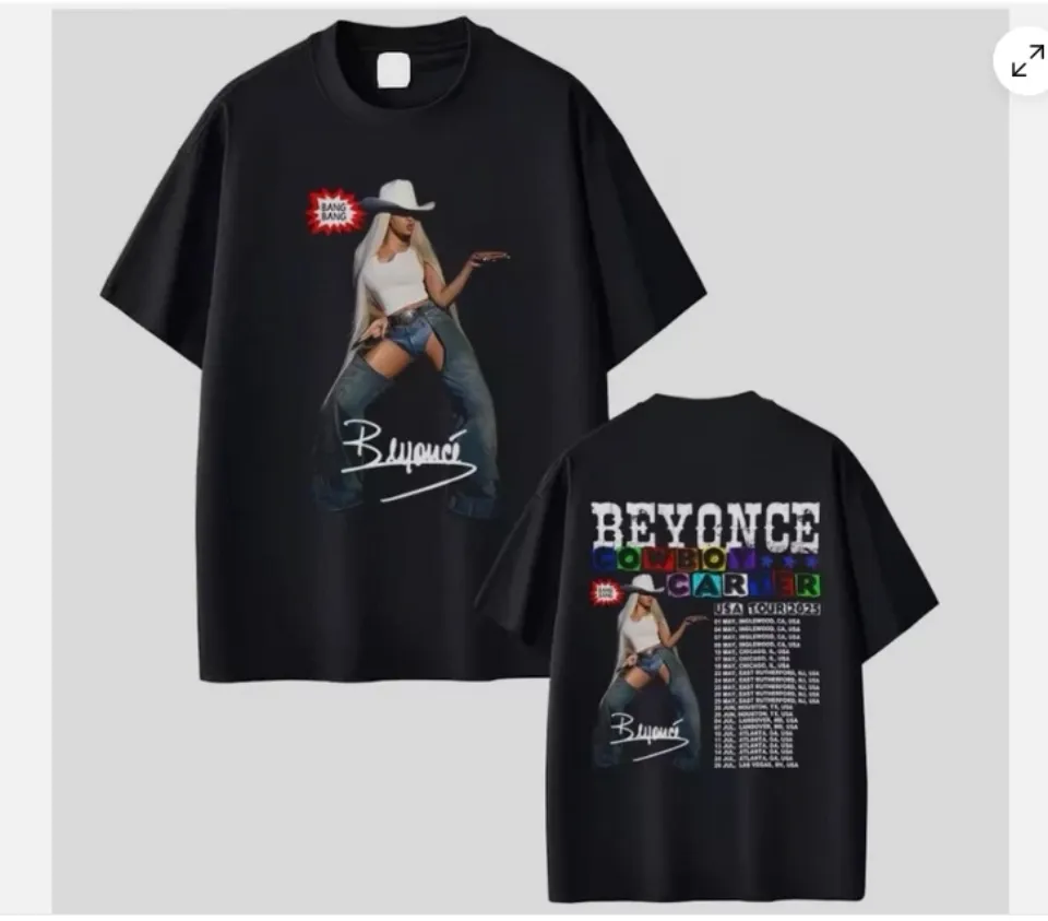 Beyonce Cowboy Carter Tour 2025 Tshirt Good Price For Fan Shirt