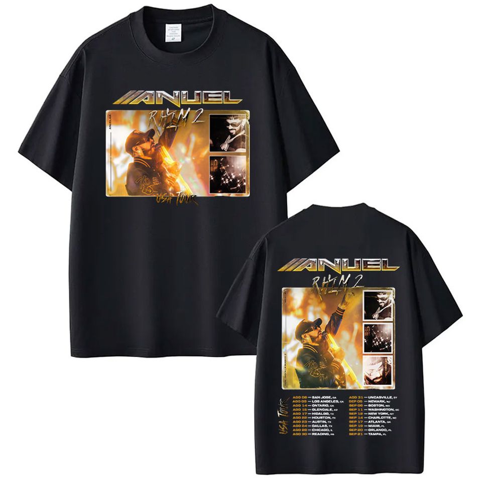 Rapper Anuel Aa Rhlm 2 Album 2025 Graphic T Shirts