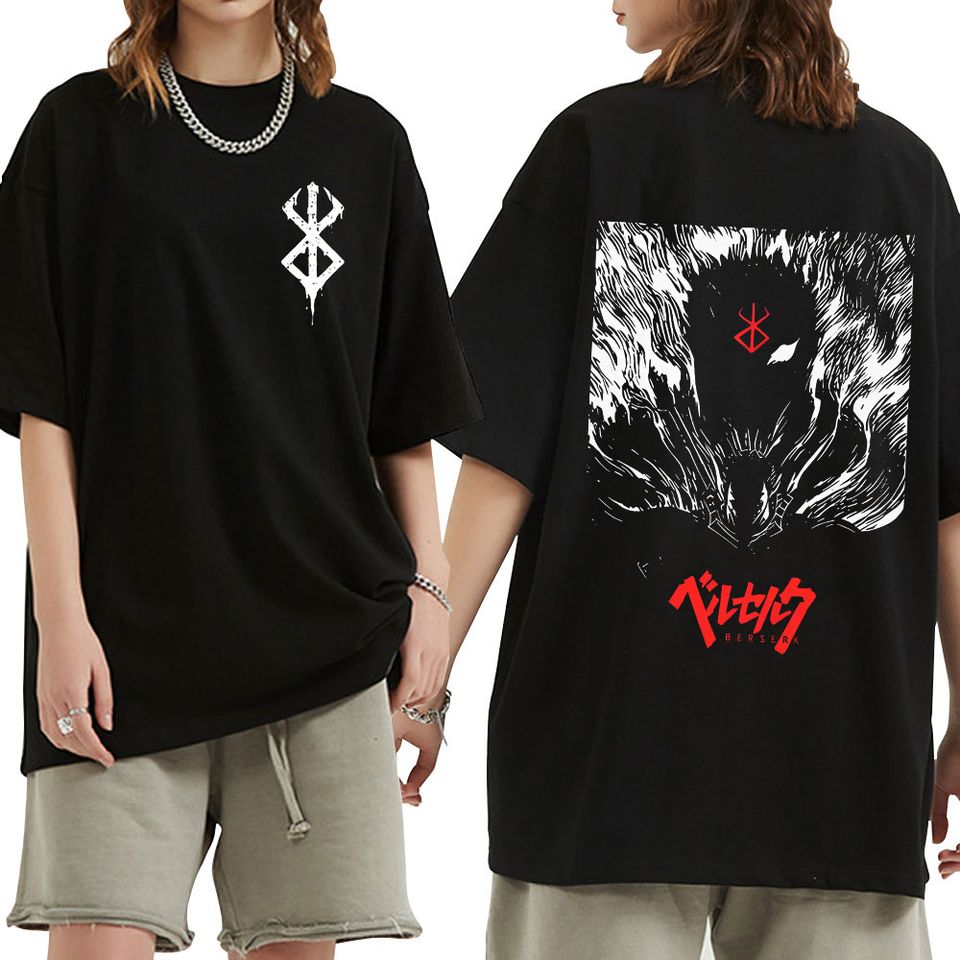 Anime Berserkk Guts Griffith Swordsman Manga T-Shirts