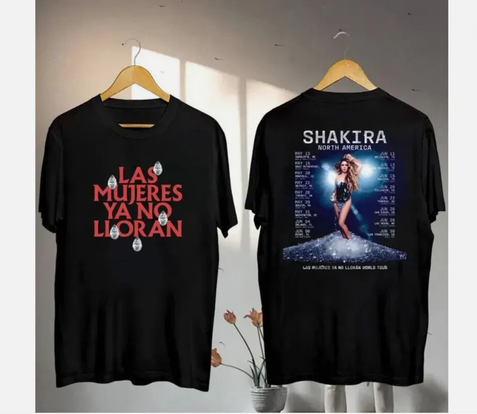 2025 Shakira Las Mujeres Ya No Lloran Tour T-Shirt