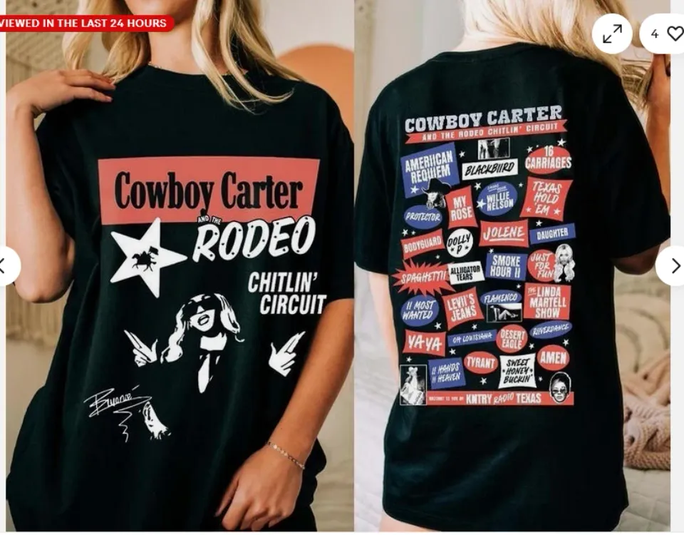 Beyonce Rodeo Chitlin Circuit Tour 2025 Merch, Cowboy Carter Beyonce T-Shirt