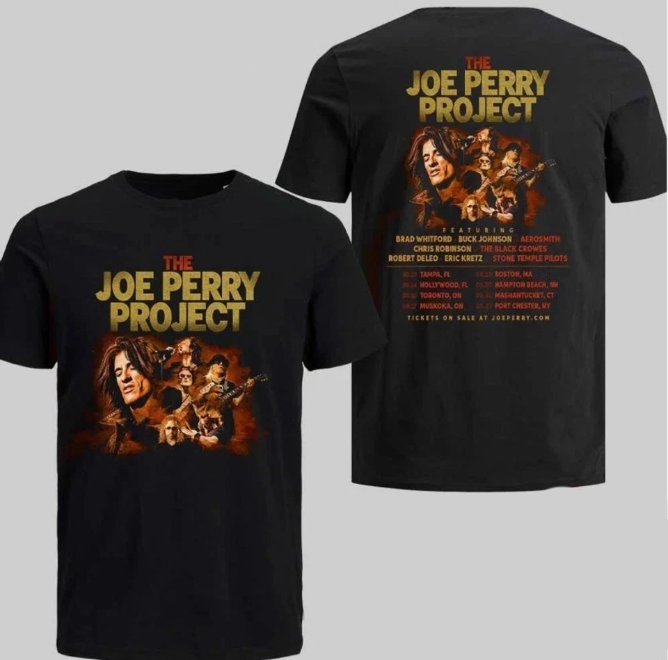 The Joe Perry Project Tour Dates 2025 T-Shirt