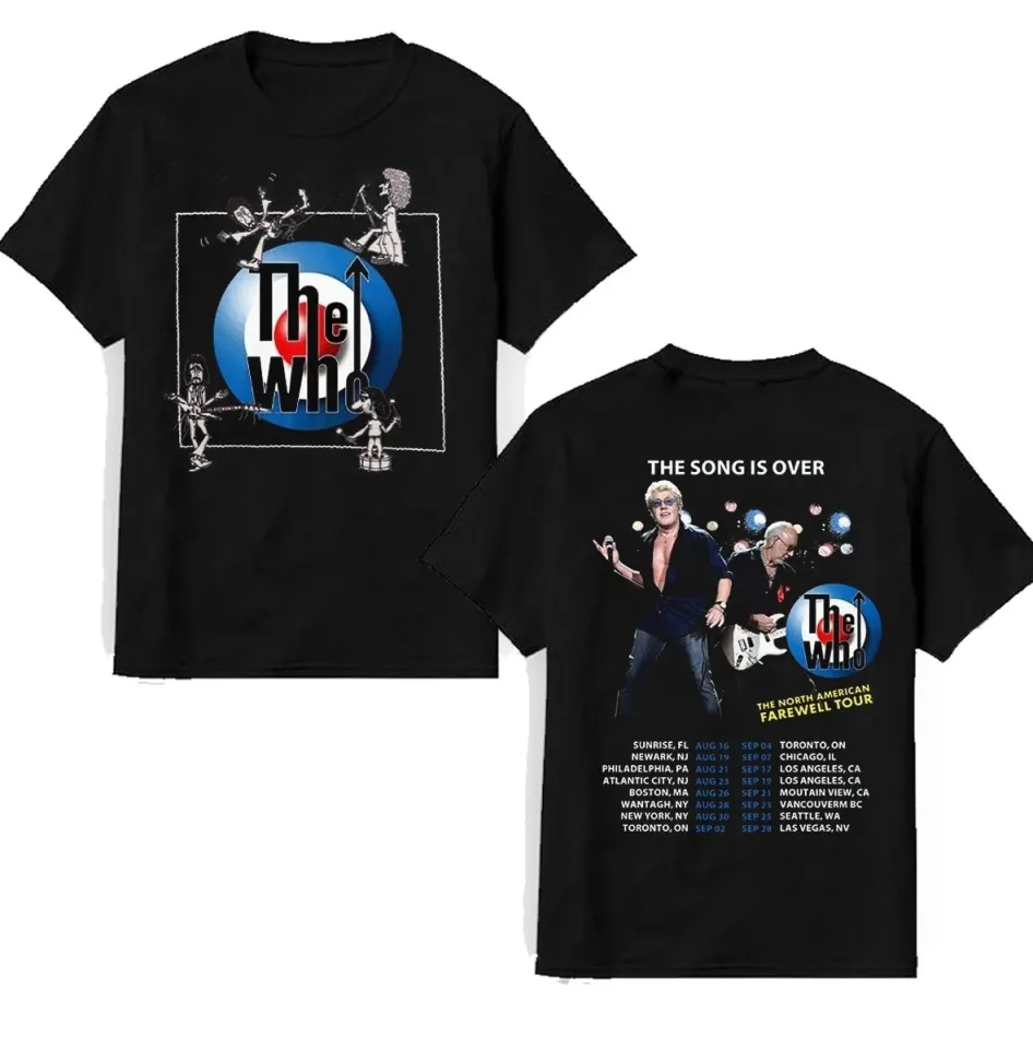 The Who The Song Is Over North American Farewell Tour 2025 T-Shirt