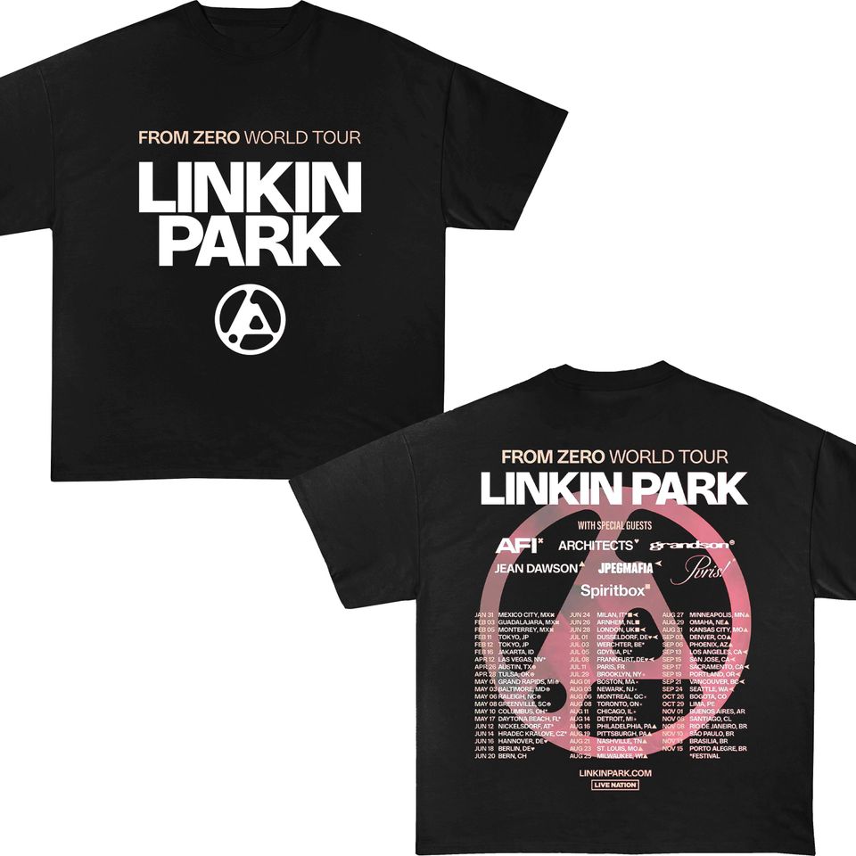 Linkin Park From Zero World Tour 2025 Shirt, Linkin Park Merch