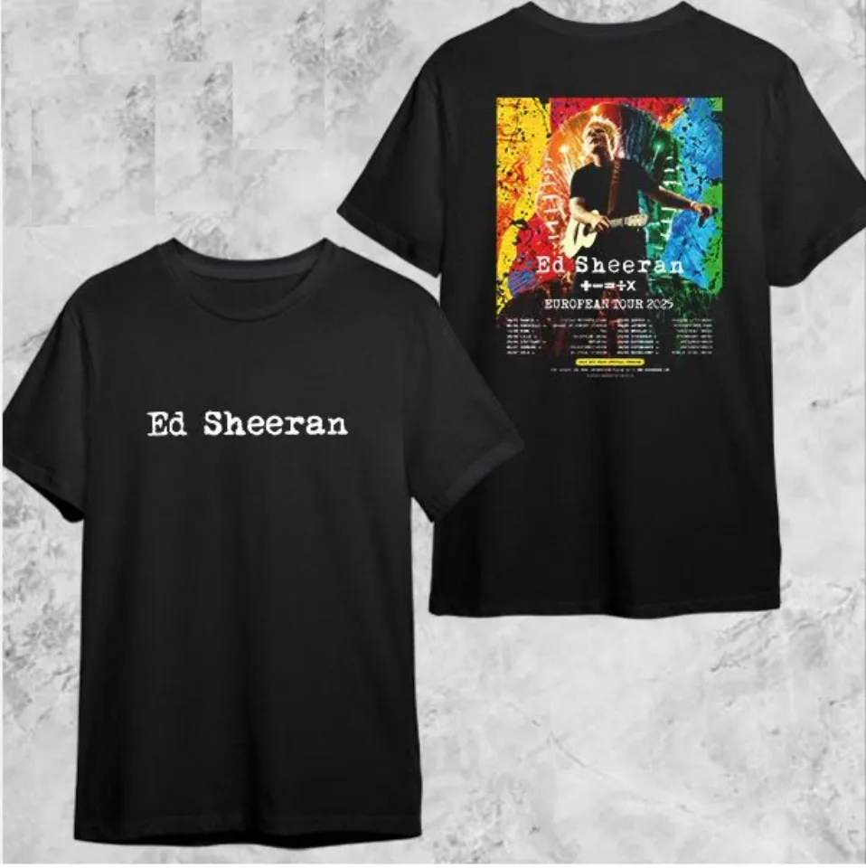 Ed Shee Europe Tour 2025 Tour Date Fan Gifts Two Sides Classic T-Shirt
