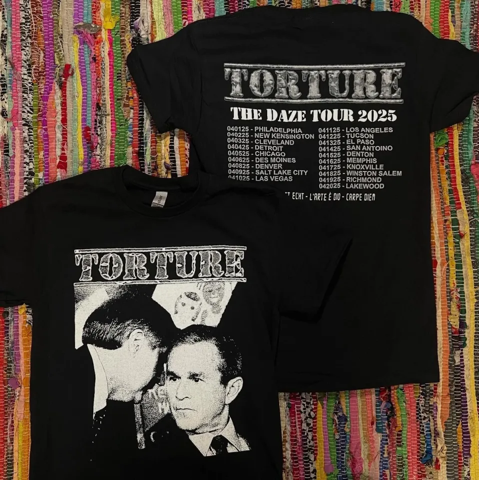Torture The Daze Tour 2025 Double Sided T-Shirt For Fans