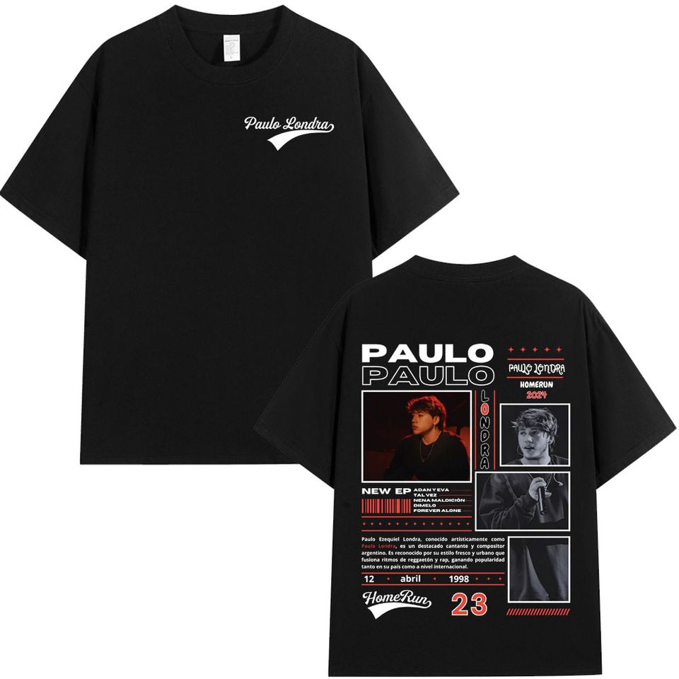 Rapper Paulo Londra Homerun Album T-Shirts