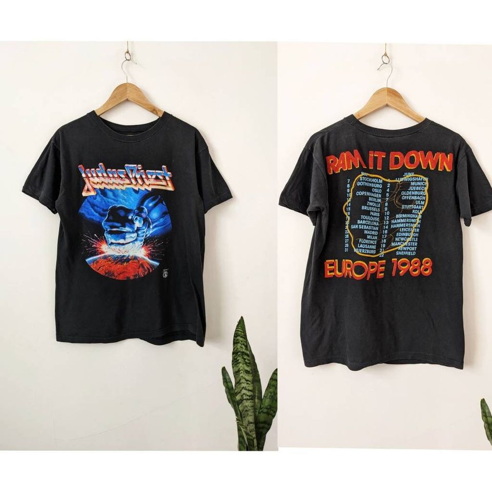 Vintage Judas Priest 1988 T-Shirt Ram It Down Single Stitch