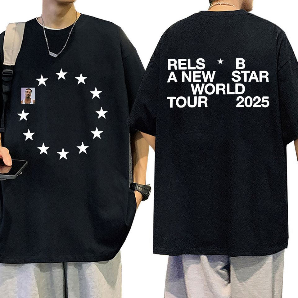 Rels B A New Star World Tour 2025 Merch T-Shirt