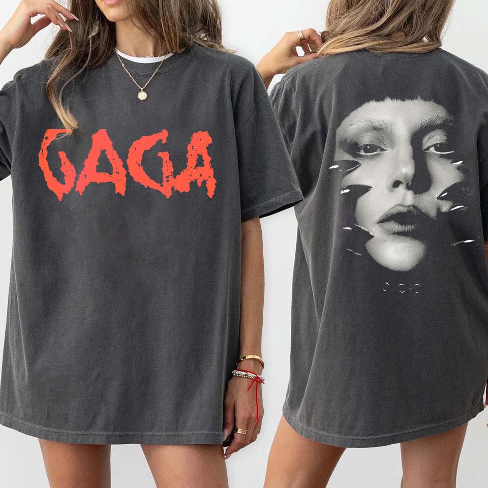 Lady Gaga Mayhem Tour 2025 Shirt Two Sided Design Concert Fan Shirt