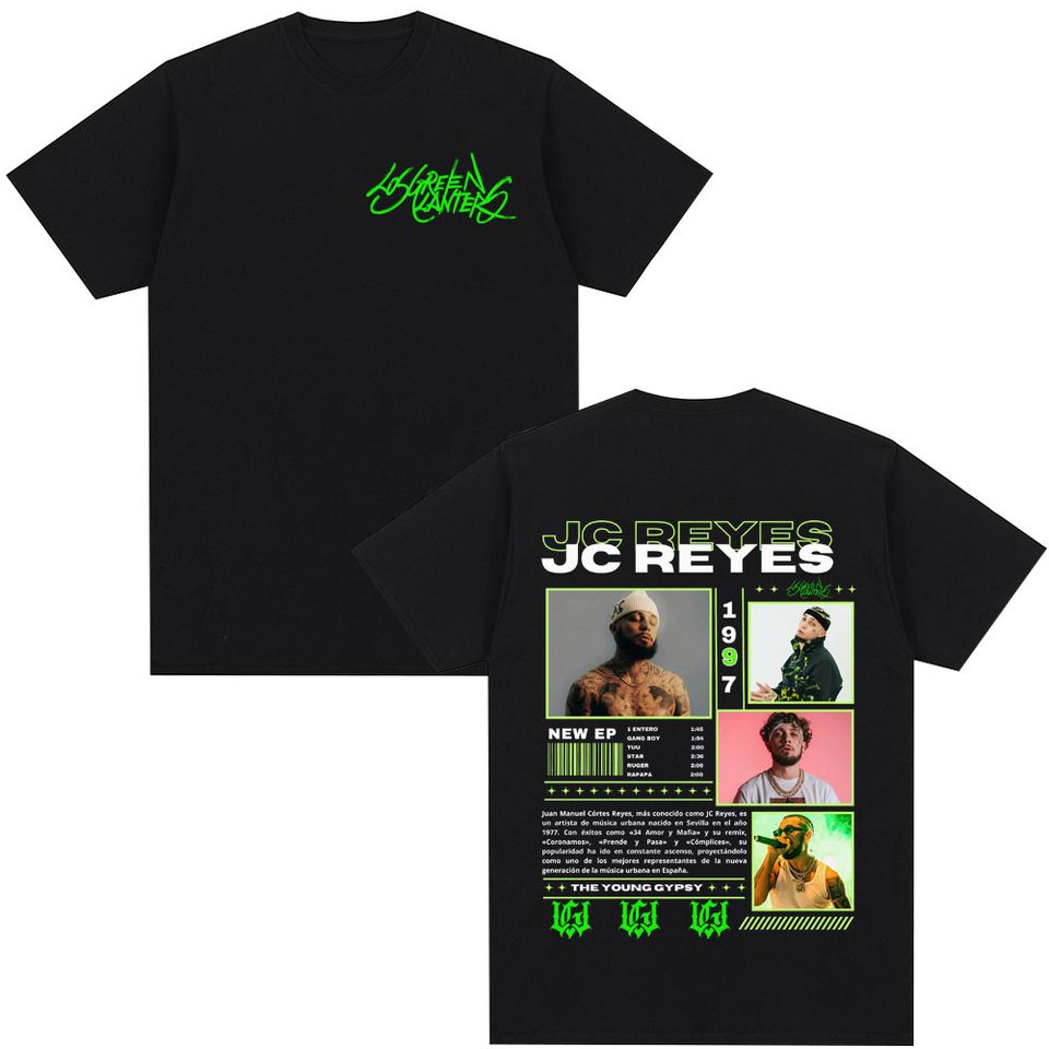 Jc Reyes Album Tour 2025 Shirt Rap Hip Hop Oversized Concert Merch Shirt
