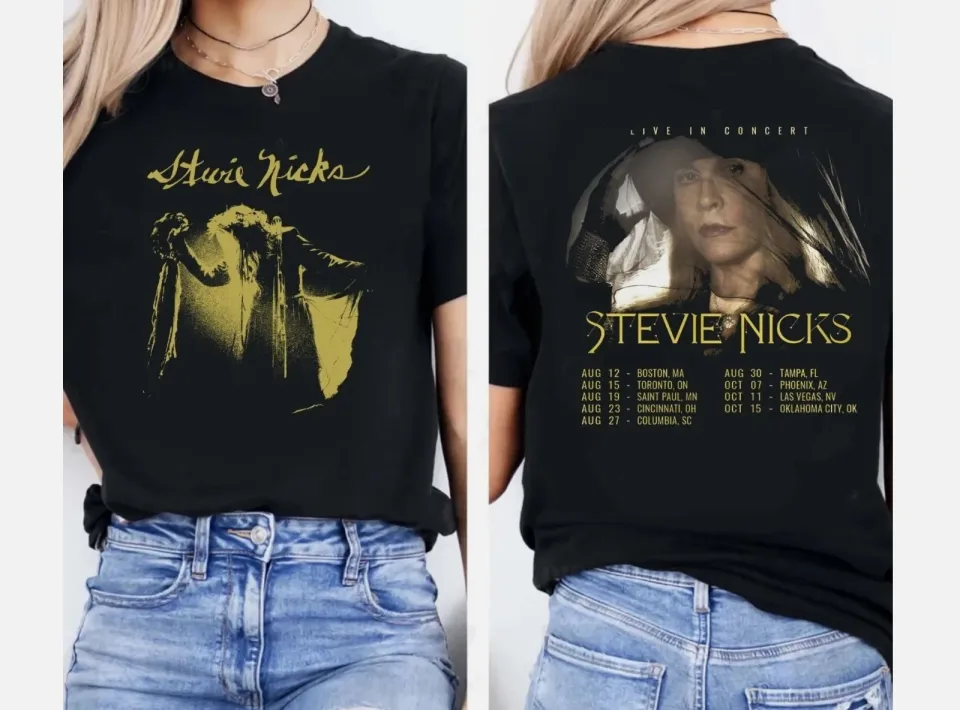 Stevie Nicks Retro T-Shirt, 2025 Tour Shirt, 90S Vintage T-Shirt