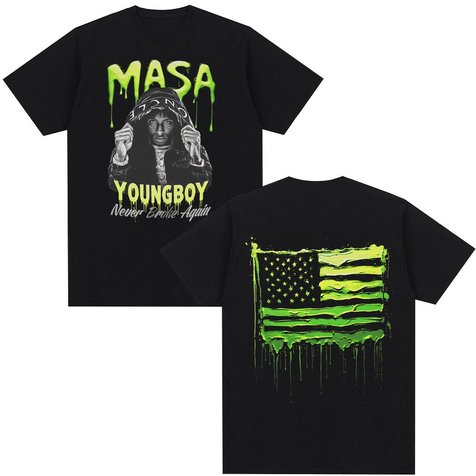 Youngboy Never Broke Again Masa Tour 2025 Shirt Hip Hop Concert Shirt