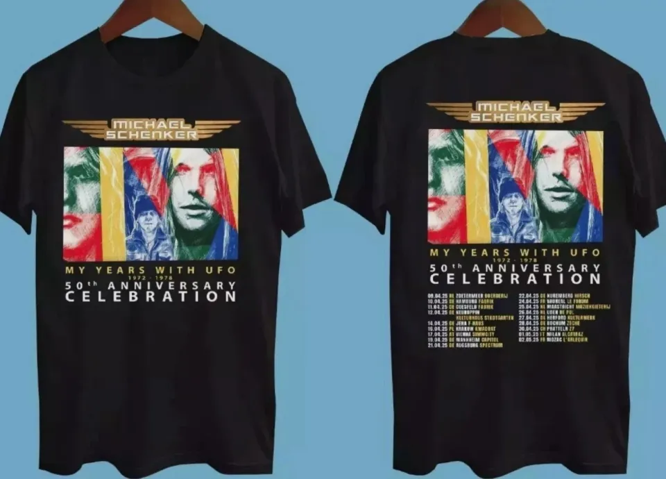 Michael Schenker My Years With Ufo Tour 2025 T-Shirt