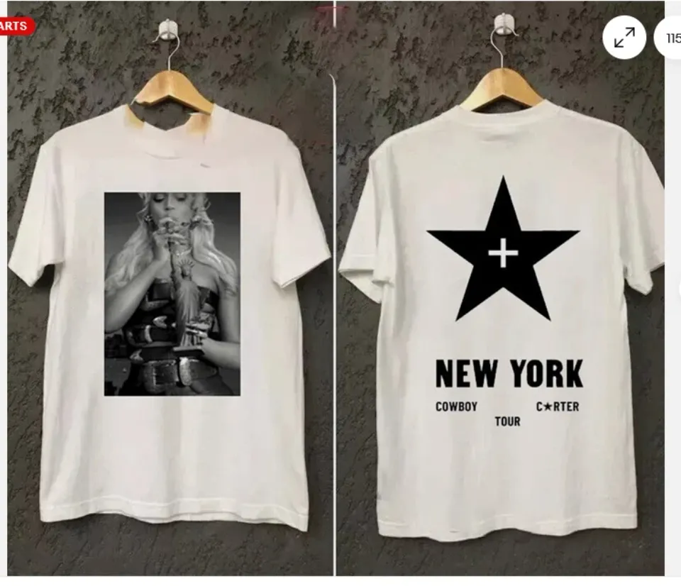 Ny Exclusive Beyonce Cowboy Carter Tour 2025 Shirt