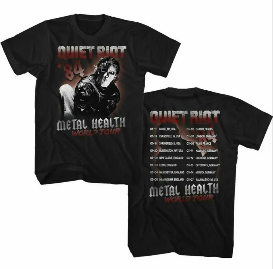 Q Riot Vintage Concert T-Shirt - Metal Health World Tour '84