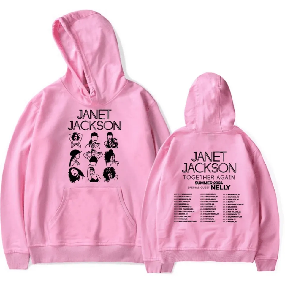Janet Jackson Together Again Spring & Summer Tour 2024 Hoodie