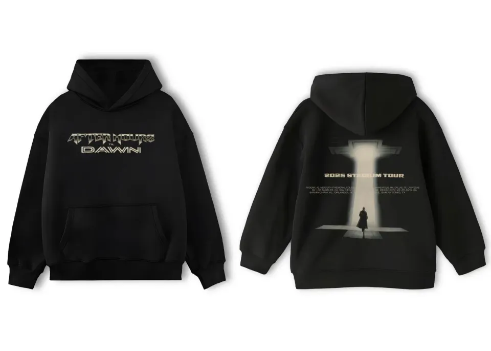 Weeknds After Hours Til Dawn Tour 2025 Official Hoodie Merch