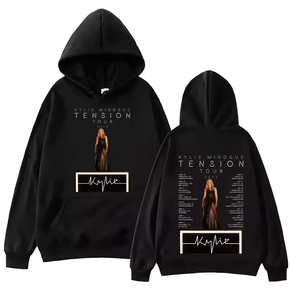Kylie Minogue Tension World Tour 2025 Hoodie For Fans, Double Sided