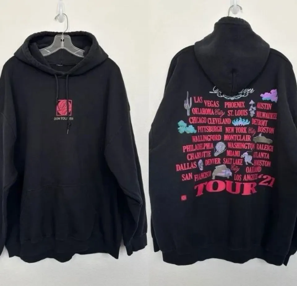 Life Of A Don Tour Don Toliver 2021 Hoodie Black Reprint