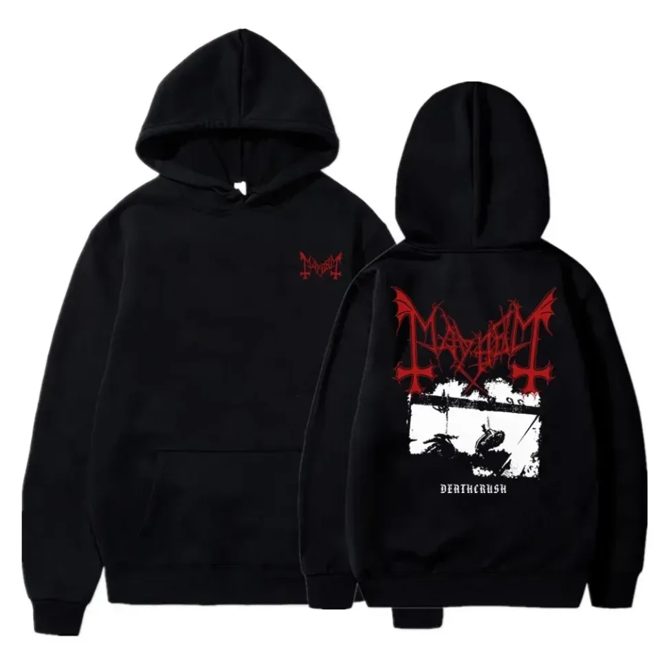 Mayhem Black Metal Graphic Hoodie