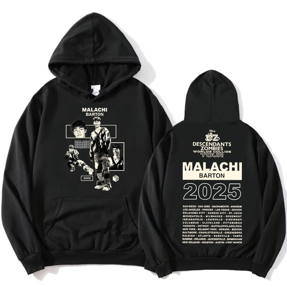 Zombies Worlds Collide Tour 2025 Hoodie Malachi Barton Shirt
