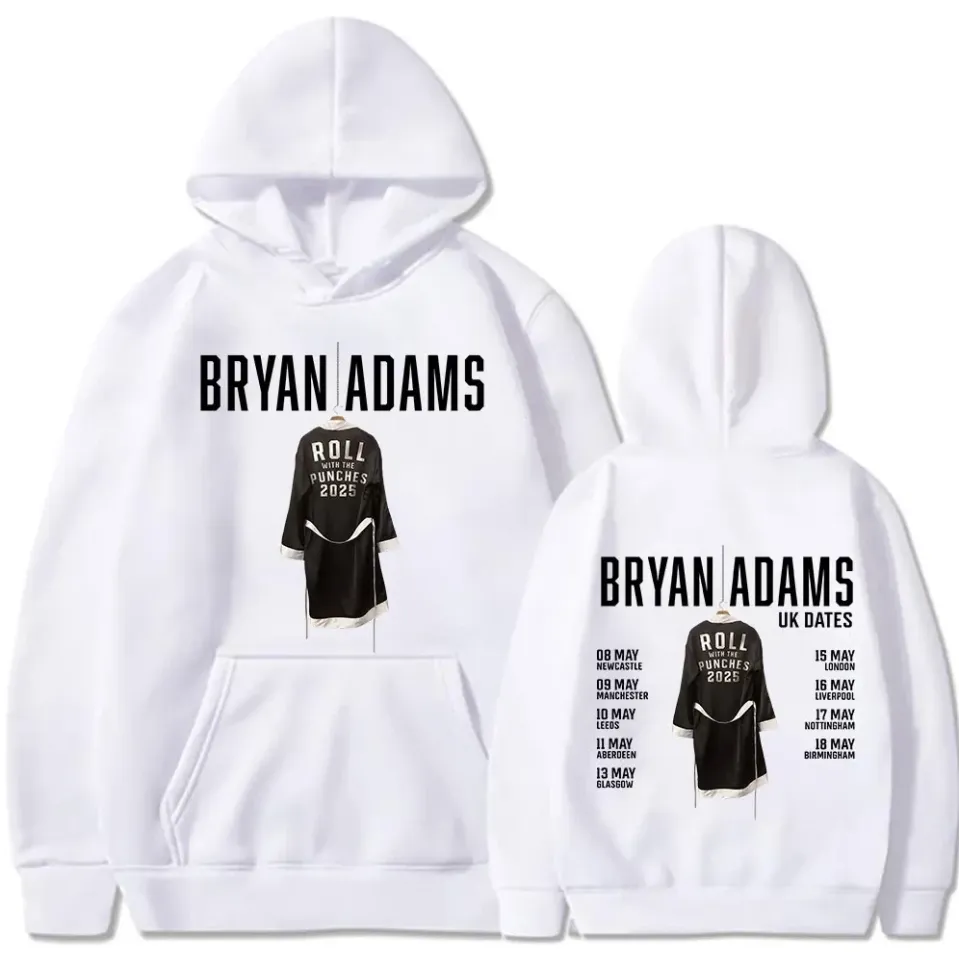 Bryan Adams Roll With The Punches Tour 2025 Hoodie