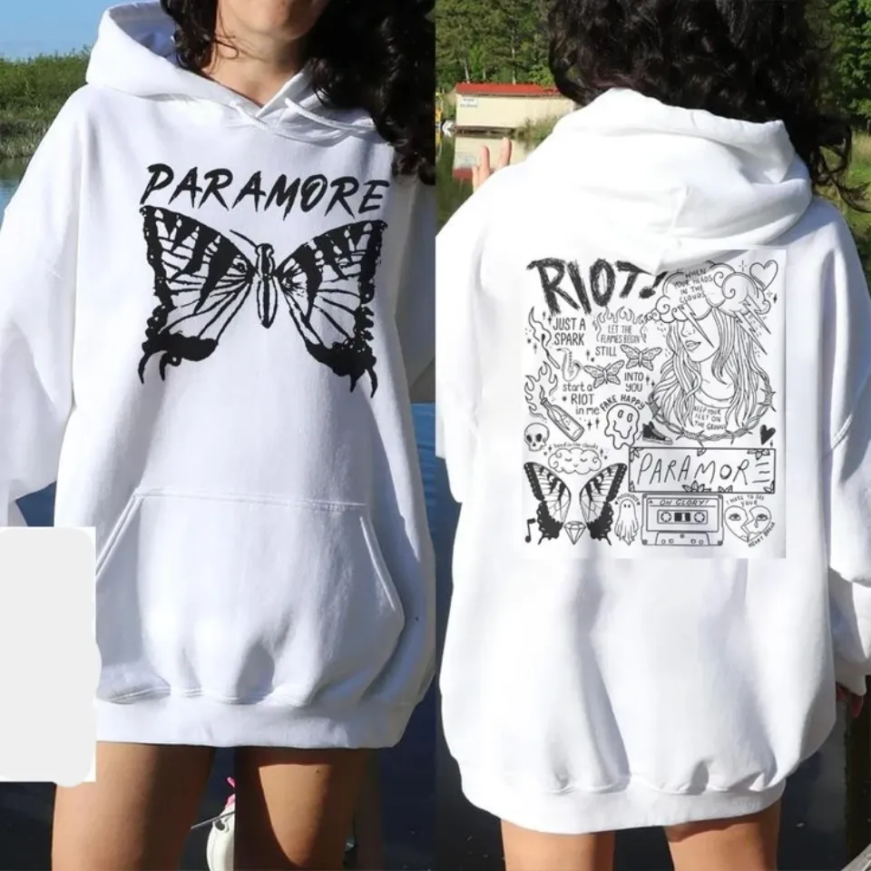 Paramore Doodle Art Hoodie, Paramore Shirt, Gift For Fans