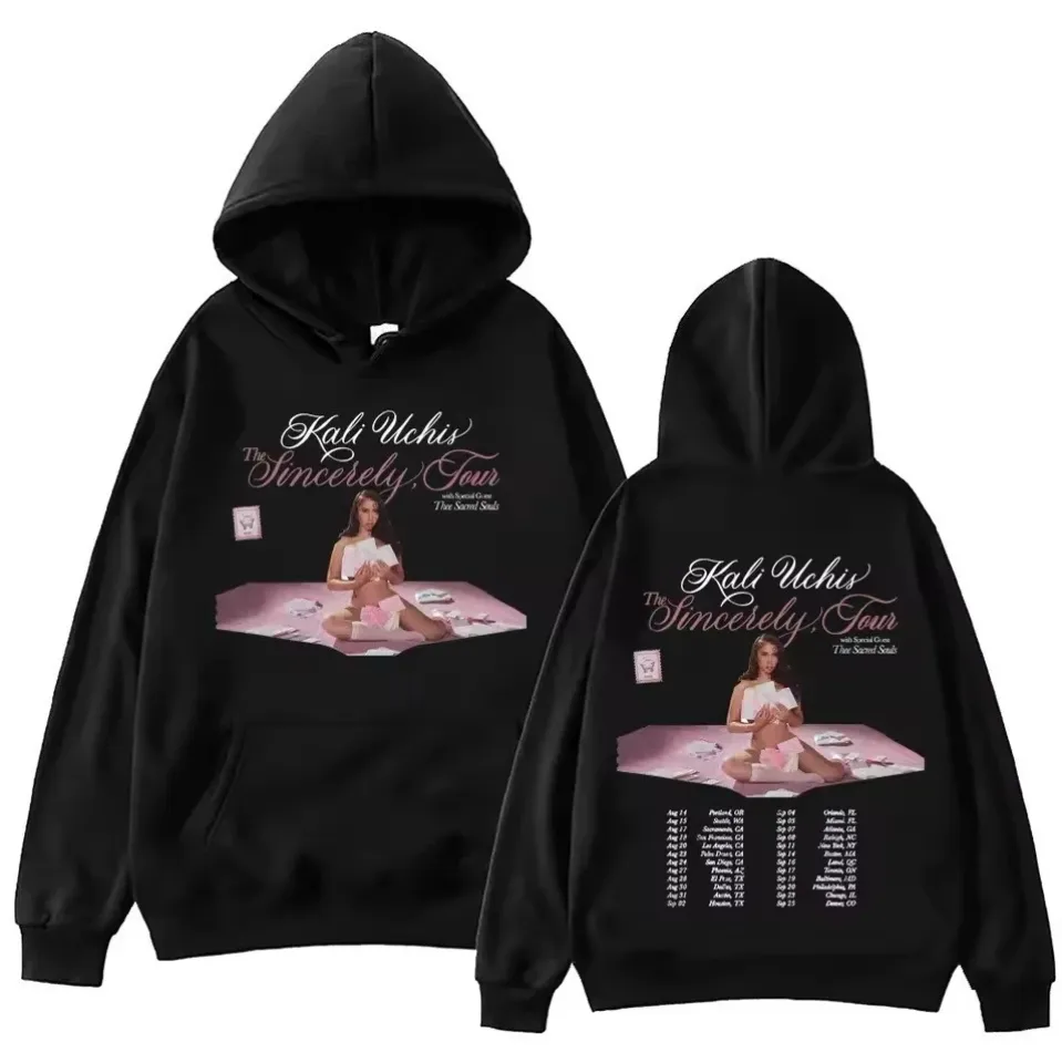 Kali Uchis Sincerely Tour 2025 Double-Sided Hoodie For Fans