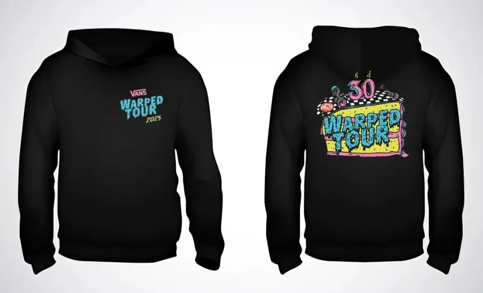 30 Years Of Punk Rock Paradise Get The Warped Tour Anniversary Hoodie