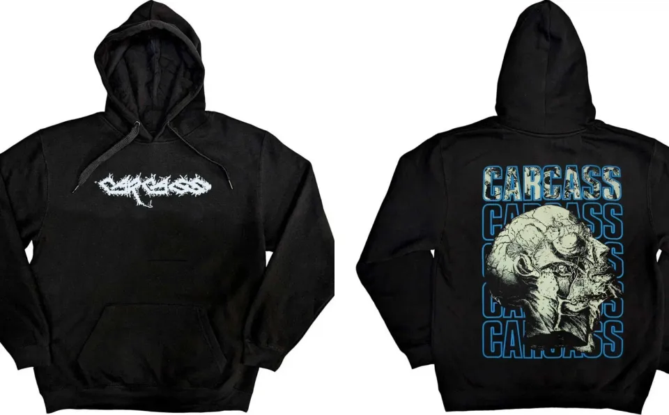 Carcass On Tour Hoodie  Stylish Band Sweatshirt For Metal Music Fans