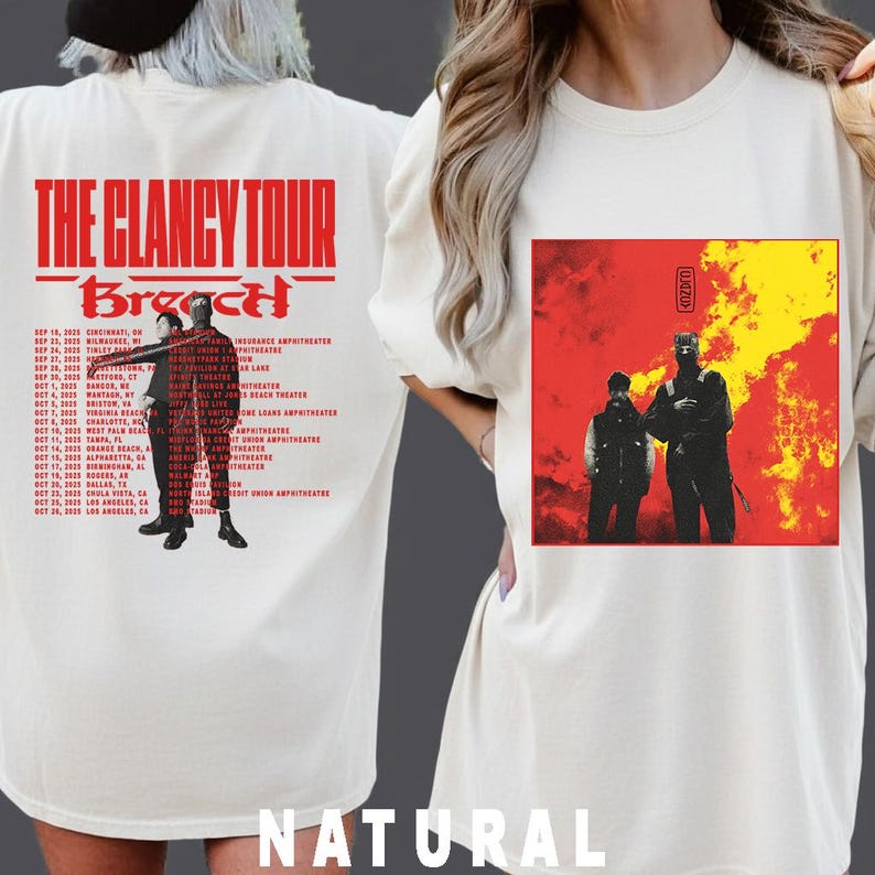 Twenty One Pilots Clancy Tour Breach 2025 Shirt White Women