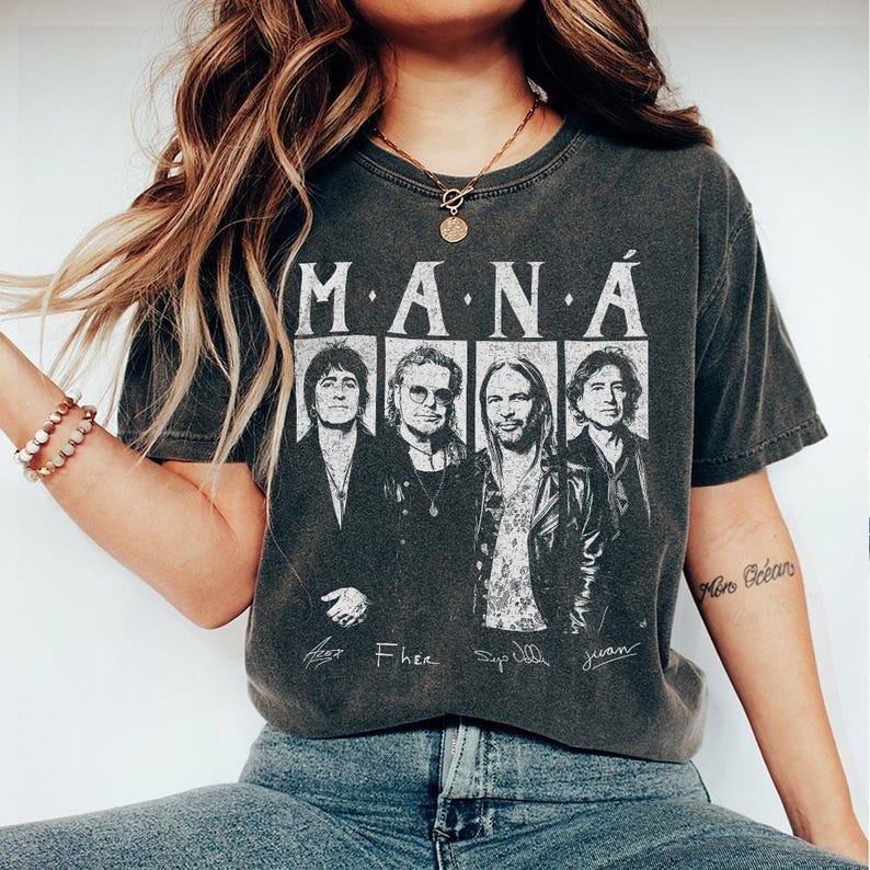 Mana Tour 2025 Music Vintage Shirt