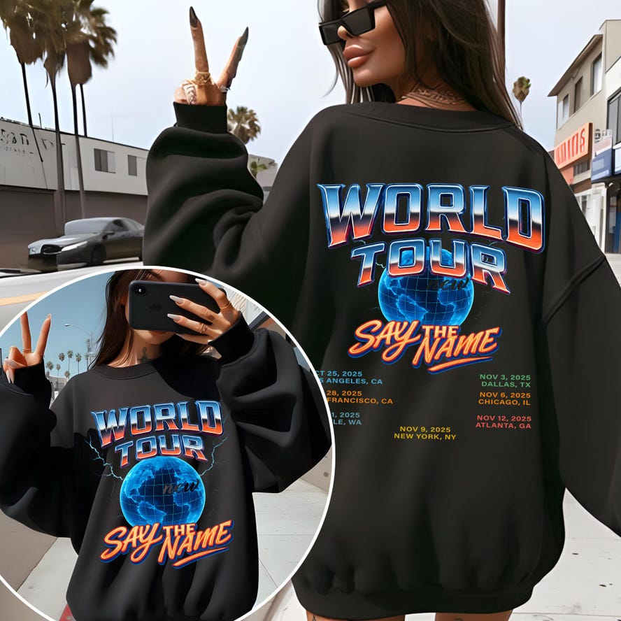 SevenShirtn World Tour New Sweatshirt, SevenShirtn New World Tour 2025 Hoodie