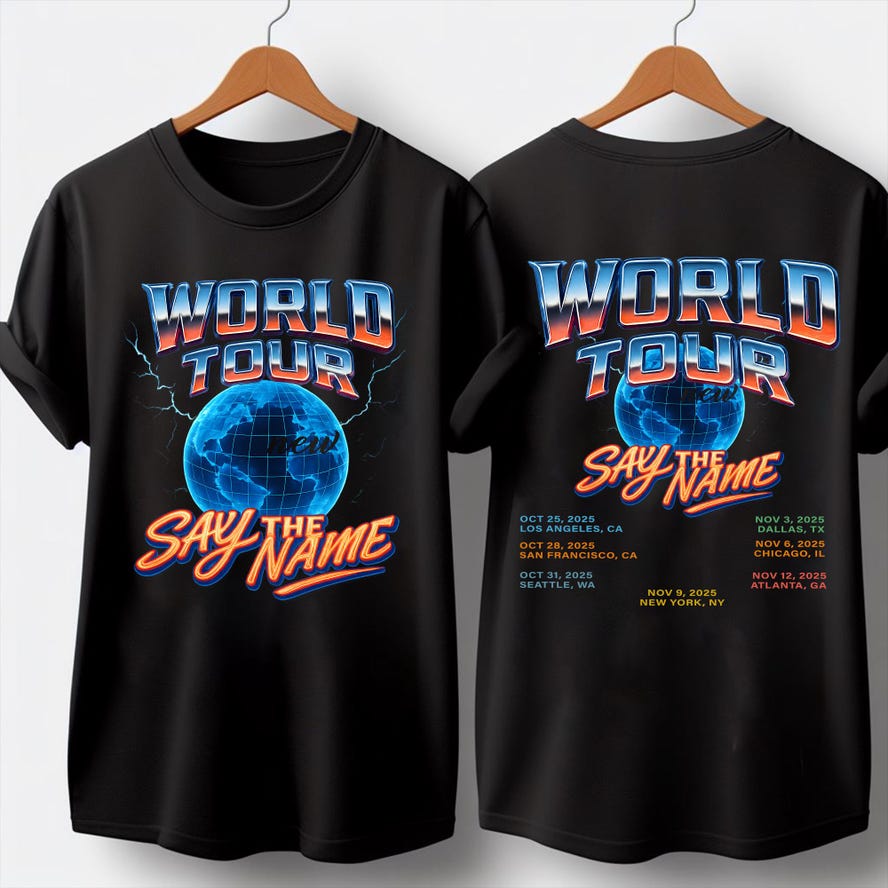 SevenShirtn New World Tour 2025 Shirt