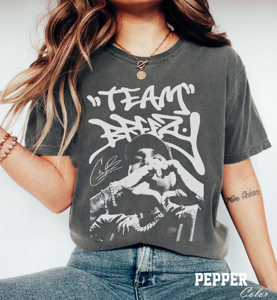 Vintage Chris Brown Breezy Bowl Xx Shirt