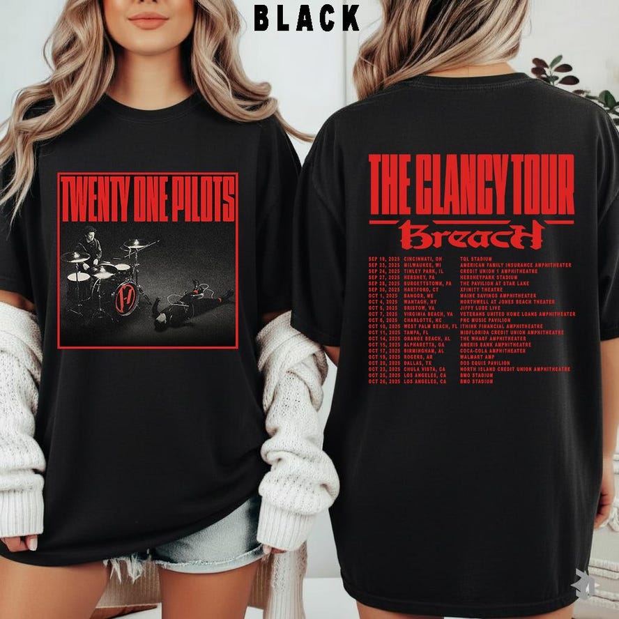 Twenty One Pilots The Clancy Tour 2025 Shirt