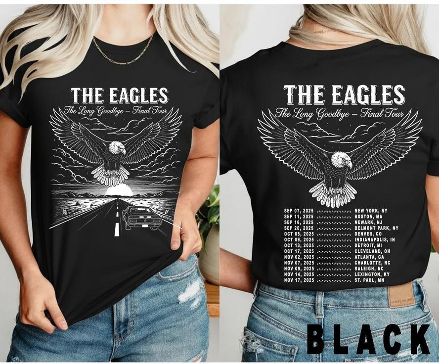 The Eagles Long Goodbye Final Tour Shirt