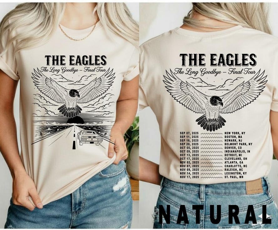 The Eagles Long Goodbye Final Tour 2025 Shirt