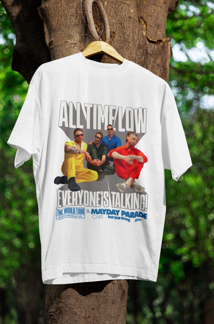 Everyone'S Talking 2025 Tour Shirt White