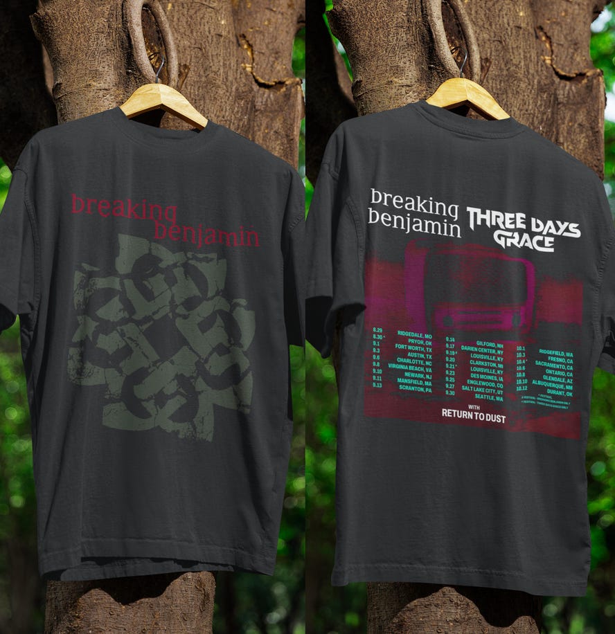 Breaking Benjamin Tour 2025 Shirt