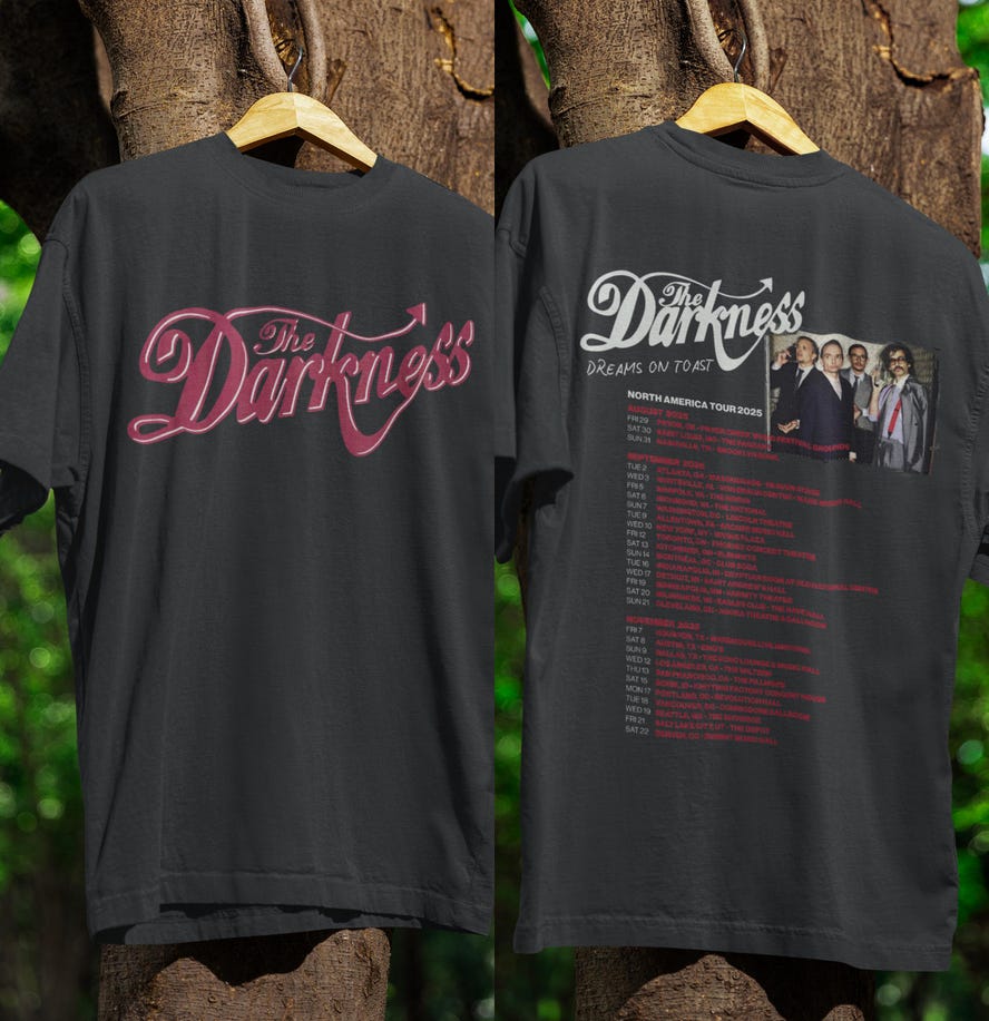 The Darkness Tour 2025 Shirt Black