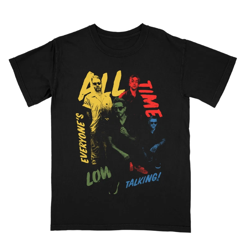 All Time Low Rock Band EveryoneS Talking 2025 T-Shirt Black