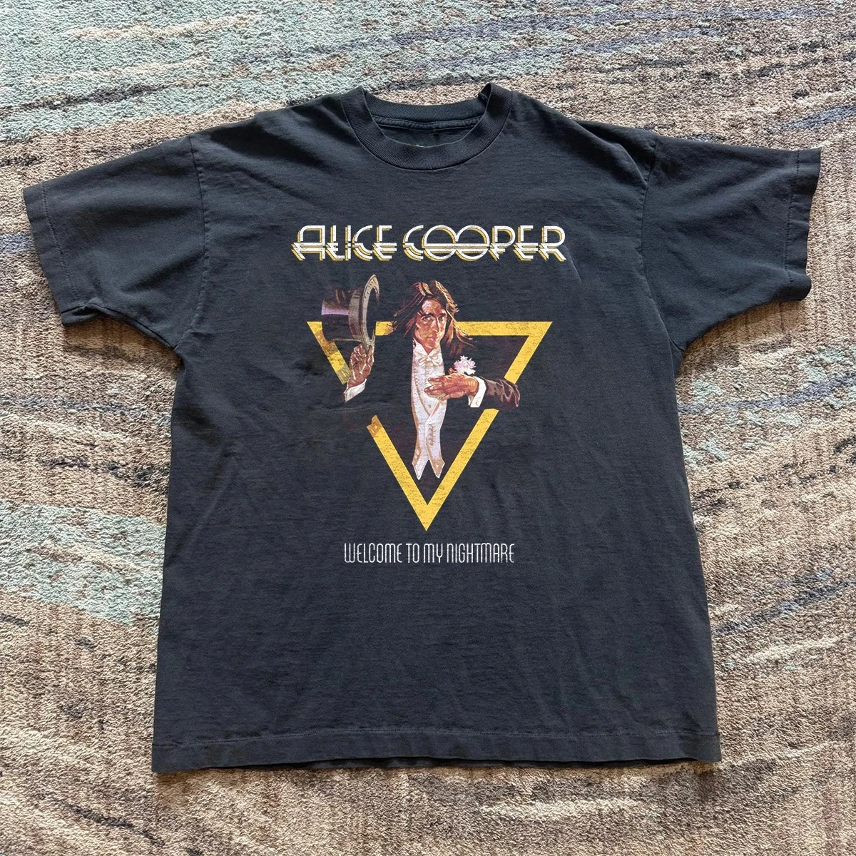 Alice Cooper - Welcome To My Nightmare Unisex Black T-Shirt