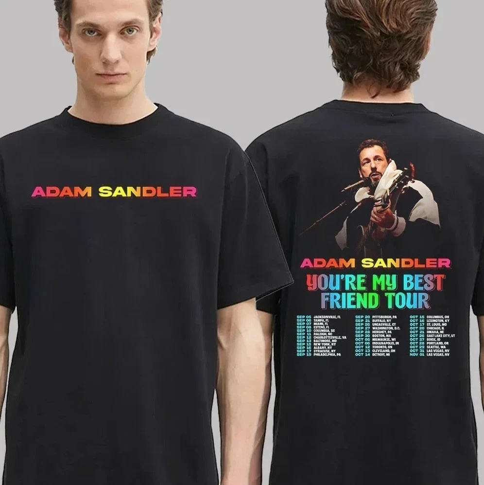 Adam Sandler Event Poster YouRe My Best Friend Tour 2025 Schedule T-Shirt