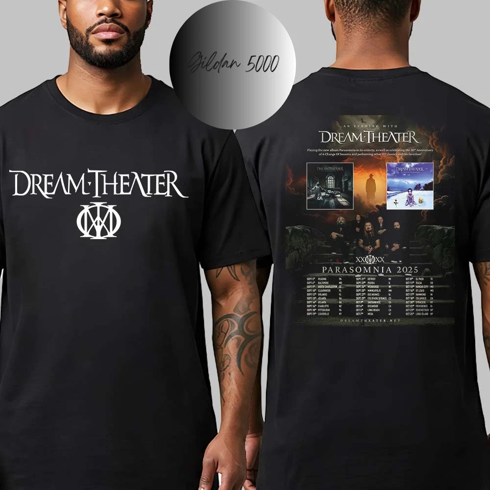 Dream Theater Parasomnia Tour 2025 Celebrate 30Th Anniversary T-Shirt