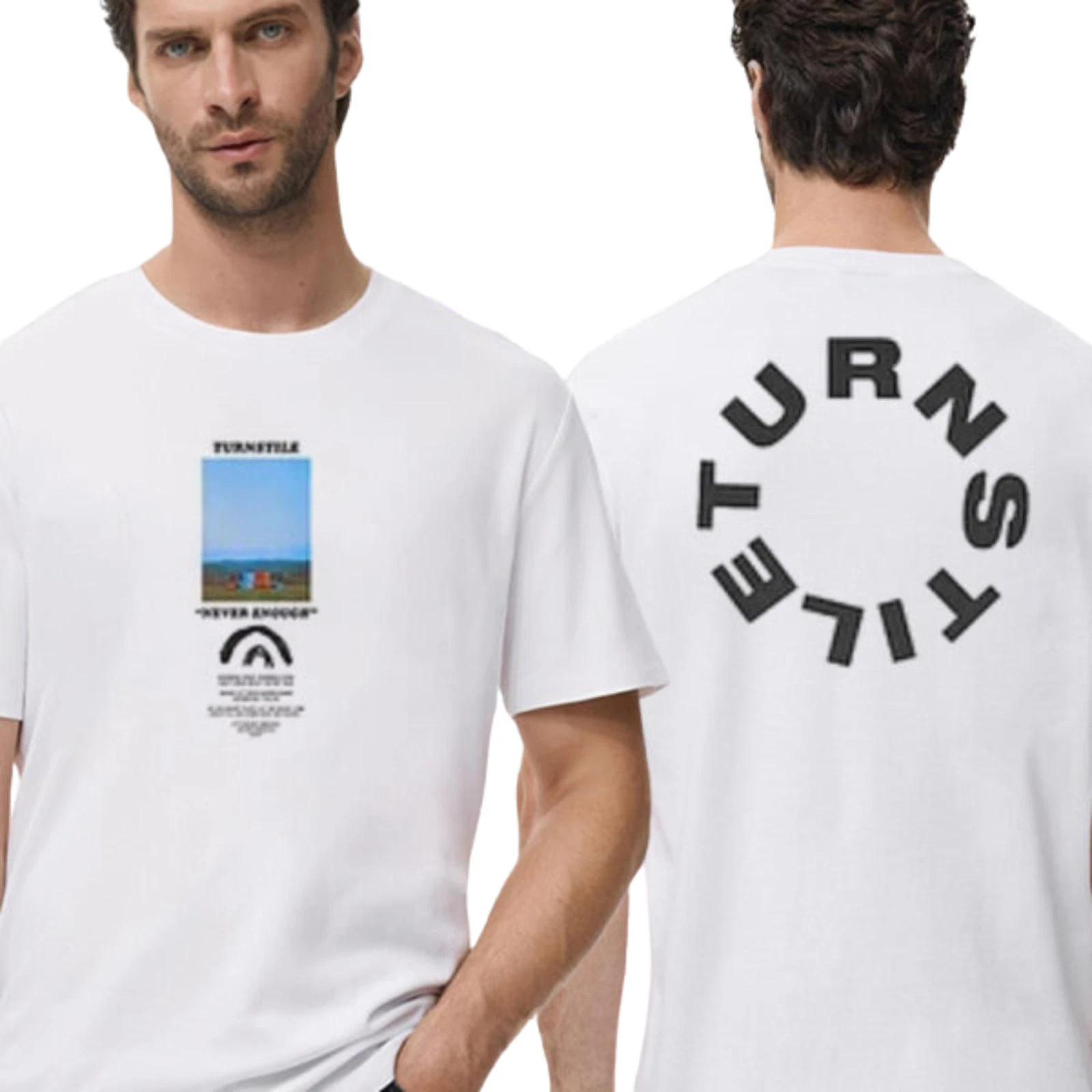 Turnstile Merchandise Shirt The Never Enough Tour 2025 Logo T-Shirt