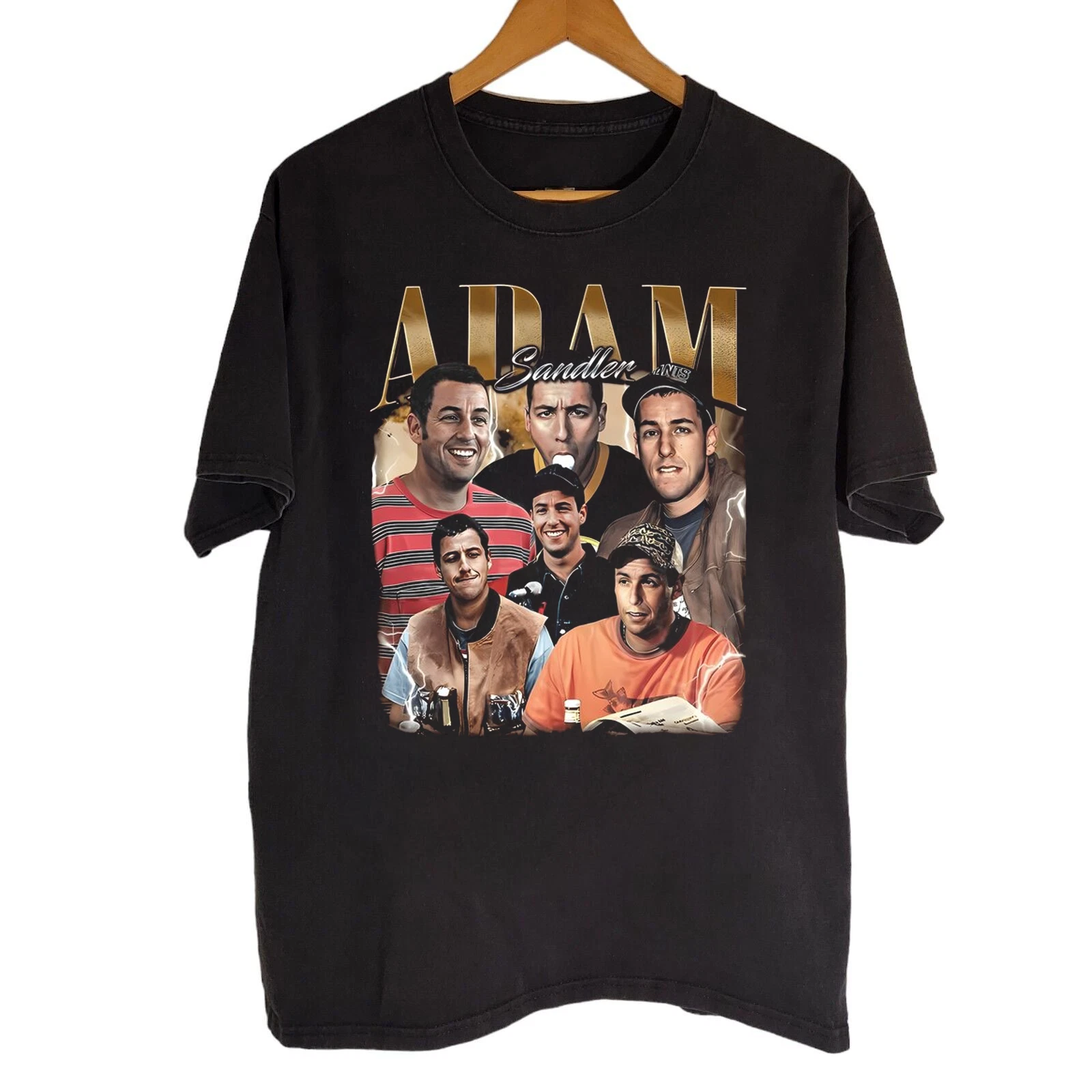Adam Sandler Black Cotton All Size S-5Xl Unisex Shirt