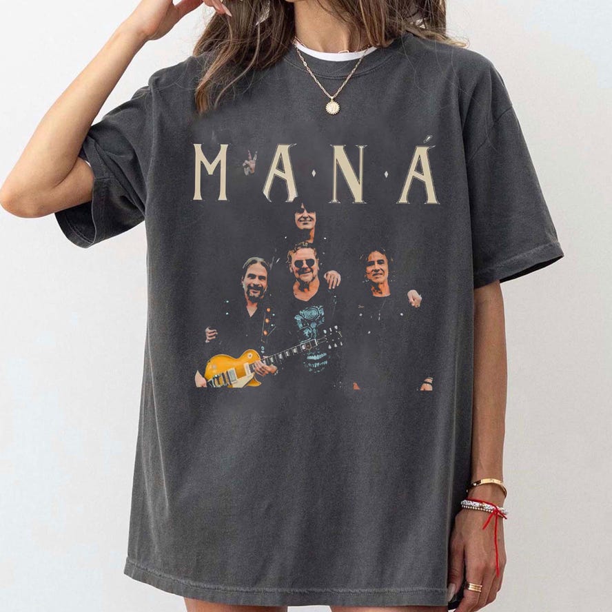 Mana Tour 2025 T-Shirt, Man Vivir Sin Aire Tour 2025 T-Shirt